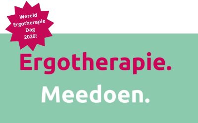 Thema van WED 2026: Ergotherapie. Meedoen.